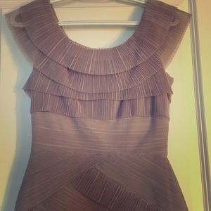 BCBG maxazaria blush colored dress